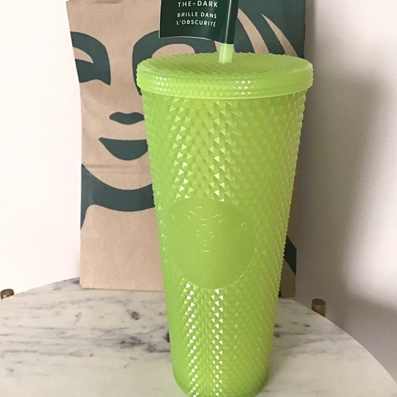 Starbucks Glow in the Dark Studded Bling Halloween Large Venti Tumbler NWT - Picture 6 of 8